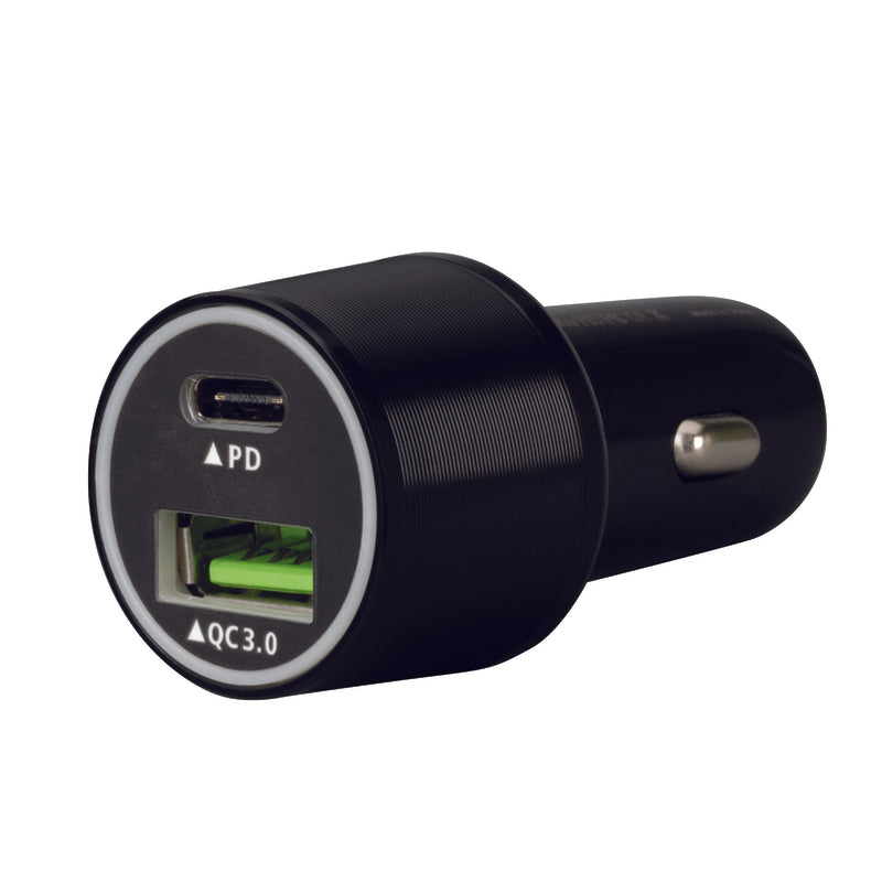 CAR CHARGER 2PORT USBC