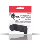 Fabcordz Black Vent Cell Phone Car Vent Mount For All Mobile Devices