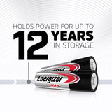 Energizer Max Premium AA Alkaline Batteries 12 pk Carded