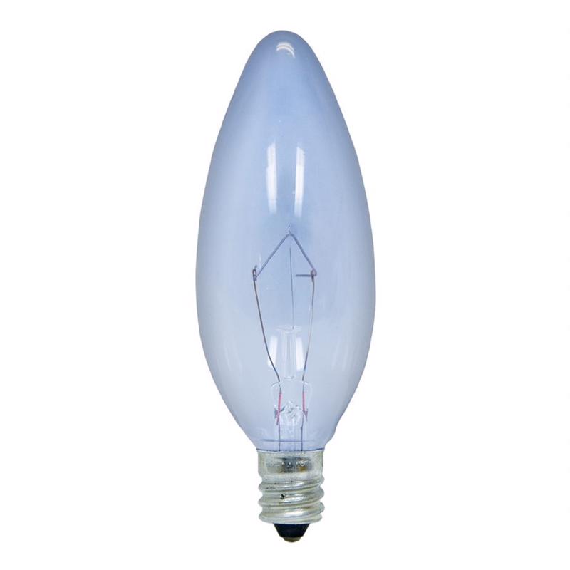 GE Reveal HD+ 25 W B10 Candelabra Decorative Bulb E12 (Candelabra) Pure Clean Light 4 pk