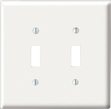 WALLPLATE SWITCH 2G WHT