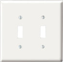 WALLPLATE SWITCH 2G WHT