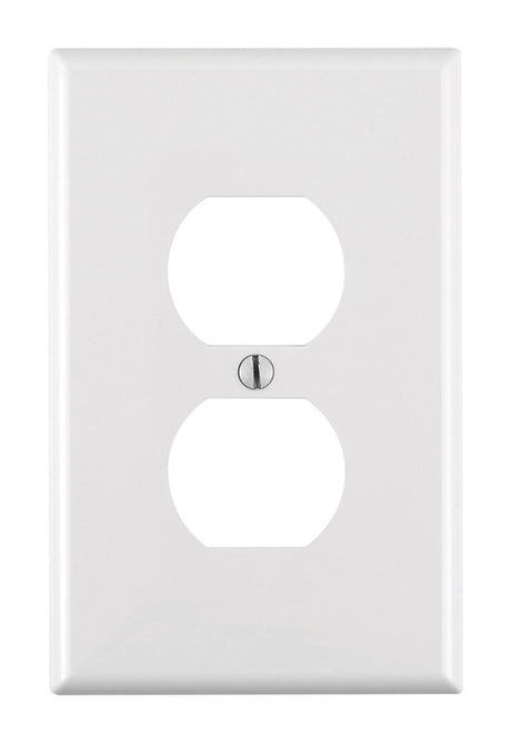 WALLPLATE DUPLEX 1G WHT
