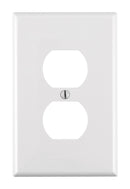 WALLPLATE DUPLEX 1G WHT