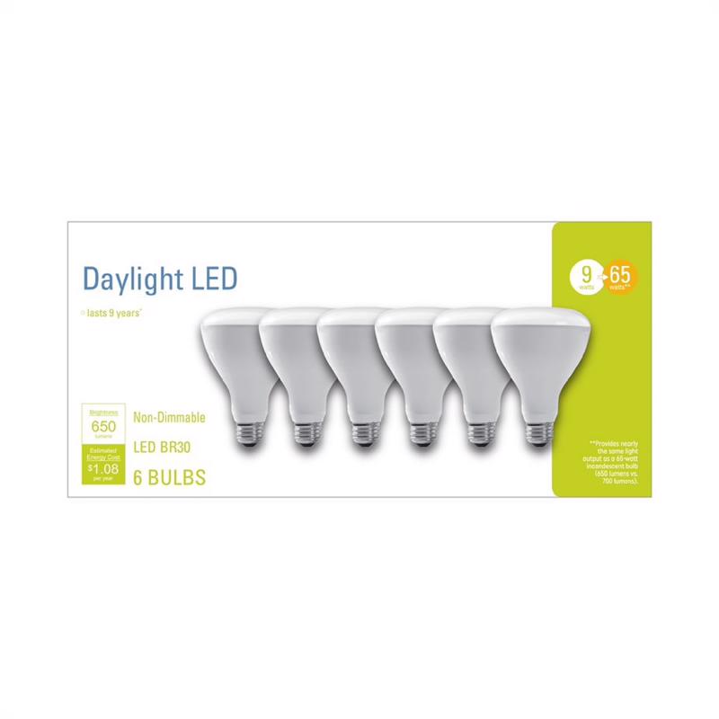 LED BR30 E26 DL 65W 6PK