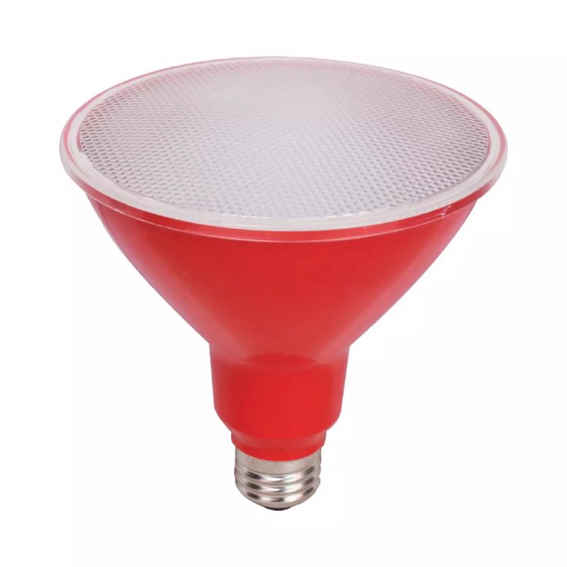 GE PAR 38 E26 (Medium) LED Floodlight Bulb Red 1 pk