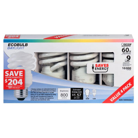 CFL BULB 800LMN 120V 60W