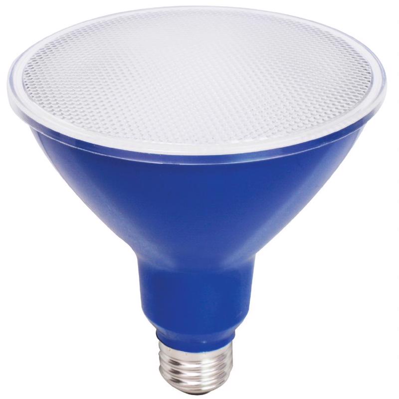 GE PAR 38 E26 (Medium) LED Floodlight Bulb Blue 1 pk