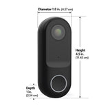 Feit Smart Home Black Plastic Wired Smart-Enabled Video Doorbell
