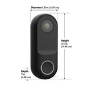 Feit Smart Home Black Plastic Wired Smart-Enabled Video Doorbell