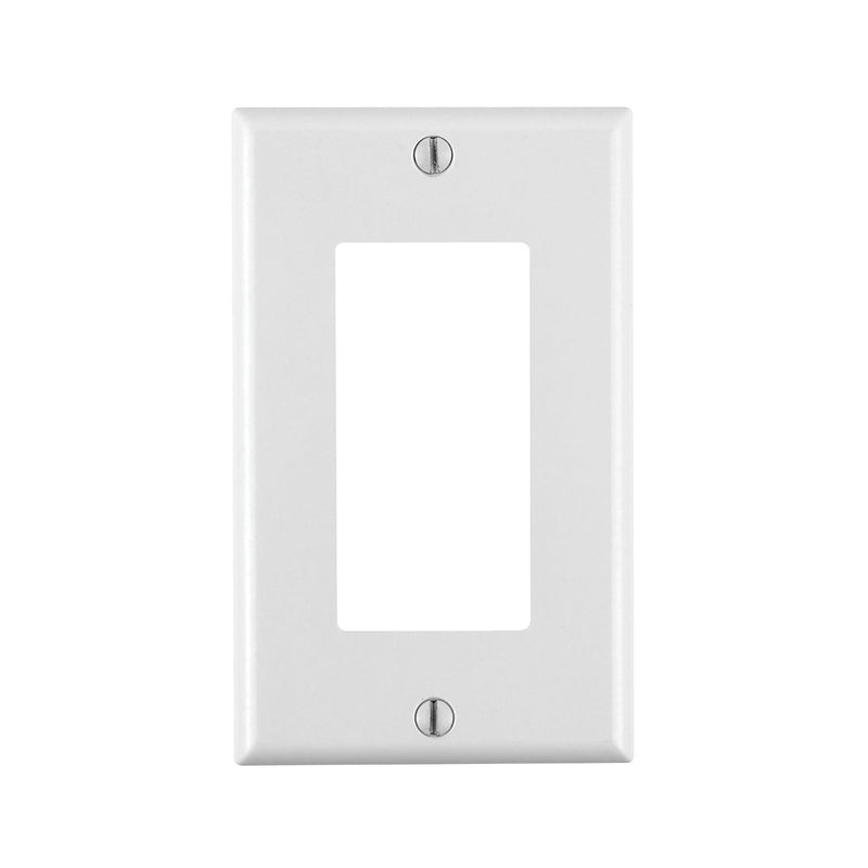 WALL PLATE 1G RCTNGLE WH