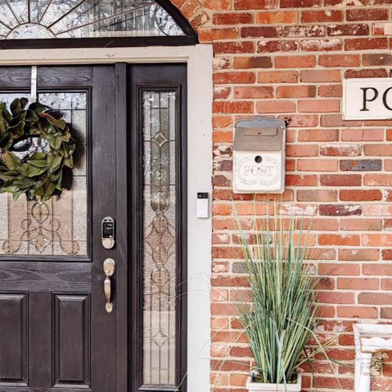 Feit Smart Home White Metal/Plastic Wireless Smart-Enabled Video Doorbell