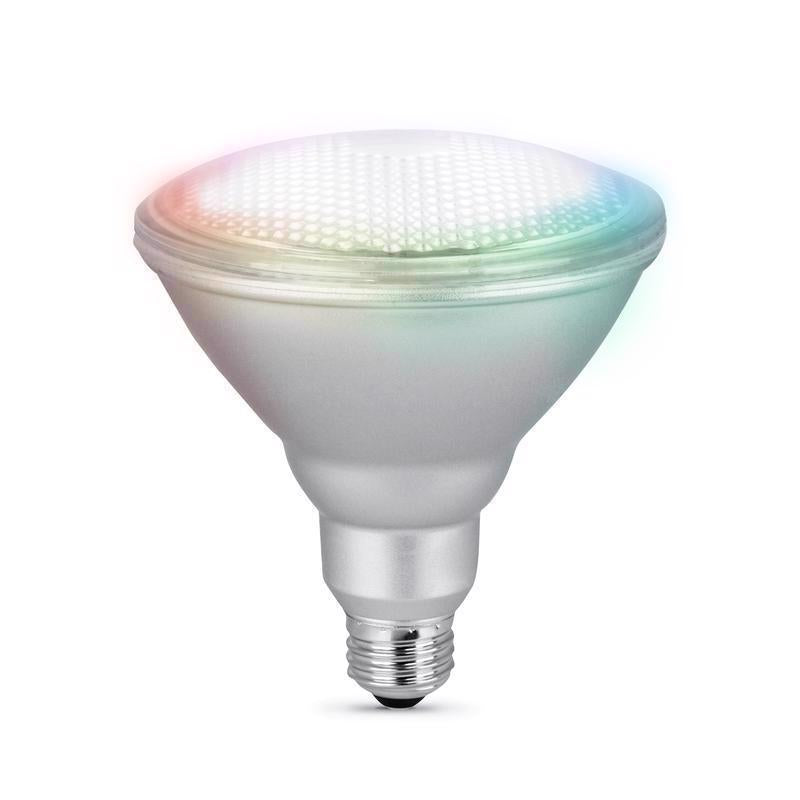 Feit Smart Home PAR38 E26 (Medium) Smart-Enabled LED Bulb Color Changing 90 Watt Equivalence 1 pk