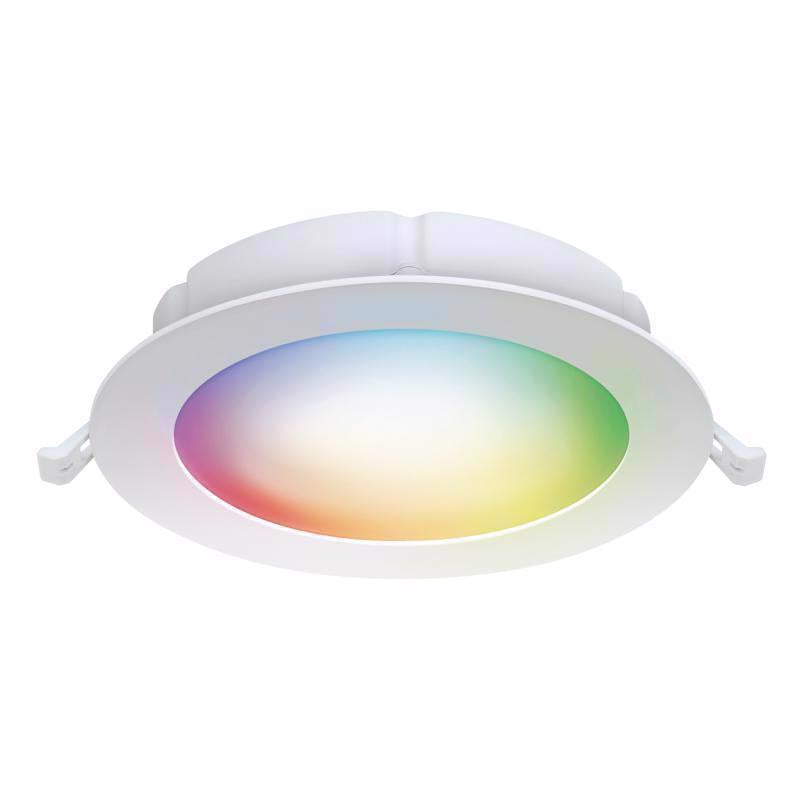 Feit Smart Home Frost White 6 in. W Aluminum LED Smart-Enabled Canless Recessed Downlight 15 W