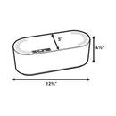 D-Line 12.75 in. L White ABS Cable Organizer Box