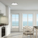 Globe Electric Ellington 2 in. H X 14 in. W X 14 in. L Chrome Ceiling Light