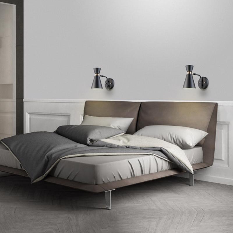 Globe Electric Belmont 1-Light Satin Black Hourglass Wall Sconce