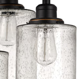 Globe Electric Annecy 15.4 in. H X 12.6 in. W X 12.6 in. L Oil Rubbed Bronze Ceiling Light