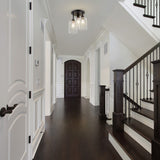 Globe Electric Annecy 15.4 in. H X 12.6 in. W X 12.6 in. L Oil Rubbed Bronze Ceiling Light