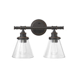 WALL SCONCE BRS 60W 11"H
