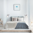 Globe Electric Parker 1-Light Chrome Clear Industrial Vintage style Wall Sconce