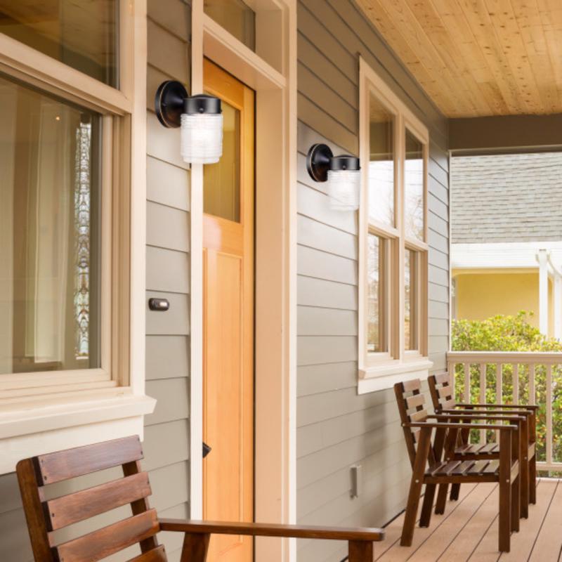 Globe Electric Landis 1-Light Oil Rubbed Bronze Wall Sconce