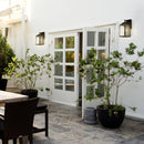 Globe Electric Miller 1-Light Black Downlight Wall Sconce