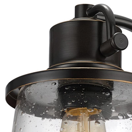 Globe Electric Charlie 1-Light Oil Rubbed Bronze Rustic Wall Sconce