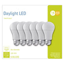 GE A19 E26 (Medium) LED Bulb Daylight 100 Watt Equivalence 6 pk