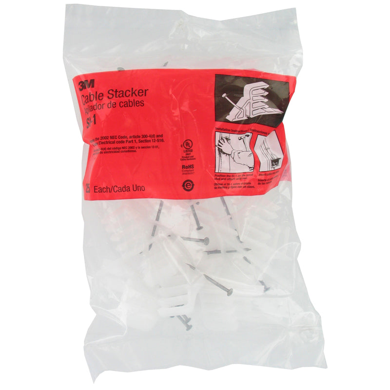 CABLE TIE WHITE 25PK