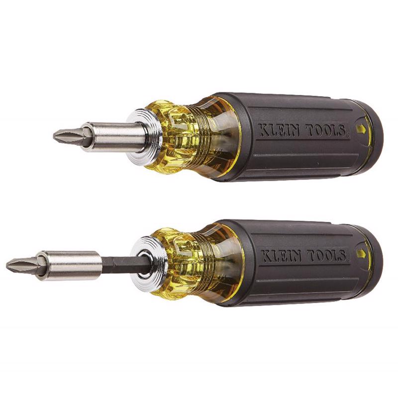 Klein Tools Multi-Bit Screwdriver 9.73 in. 14 pc
