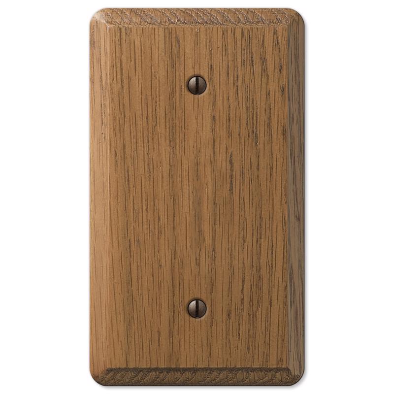 WALLPLATE OAK 1GNG BLANK