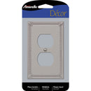 WALL PLT DUPLEX MTL BN