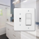 Amerelle Devon White 2 gang Stamped Steel Decorator/Toggle Wall Plate 1 pk