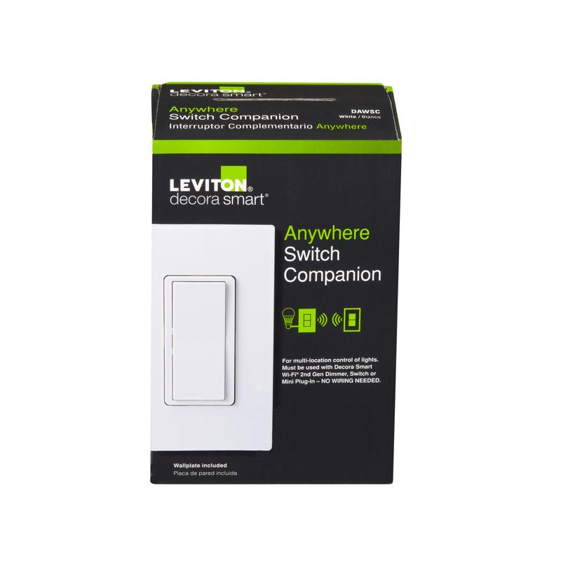 Leviton Decora 3-Way WiFi Switch White 1 pk
