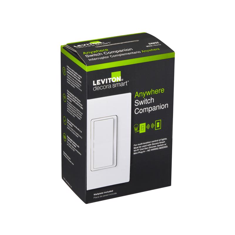 Leviton Decora 3-Way WiFi Switch White 1 pk