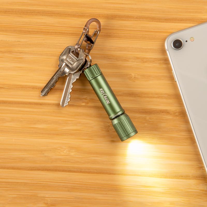 Nite Ize Radiant 100 lm Olive LED Keychain Light AAA Battery