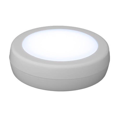 LED PUCK LT ADJ WHITE