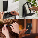 Philips Hue Matte Black Dusk to Dawn LED Wall Lantern