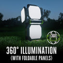 EGO Power+ 4-3/4 in. 4-Panel lights LED Portable Area Light