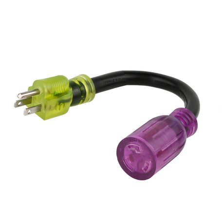 ADPTR CRD 125V 5-15 12"L