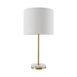 TBLE LAMP MAT BRASS 19"