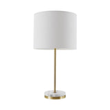 TBLE LAMP MAT BRASS 19"