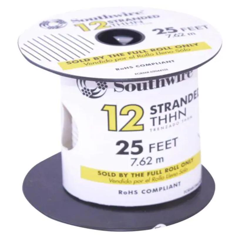 BLDNG WRE STR 12 WHT 25'