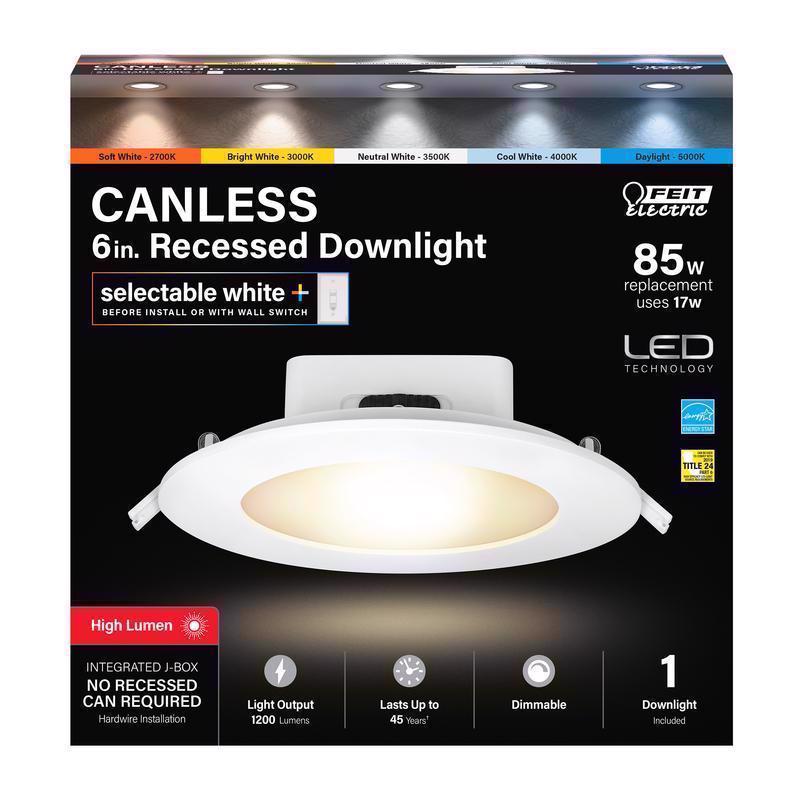 RECESS DWNLT LED 6"W 85W