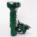 Prime Outdoor 6 Outlet Photocell Power Stake Timer 125 V Green