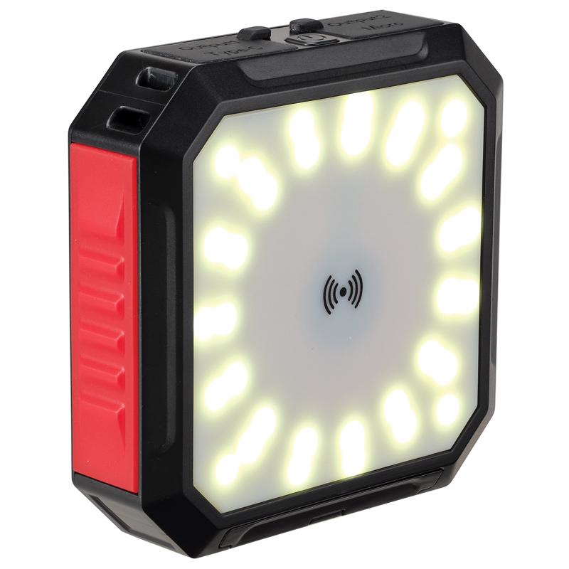 WeatherX Black/Red LED Flashlight Power Bank