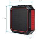 WeatherX Black/Red LED Flashlight Power Bank