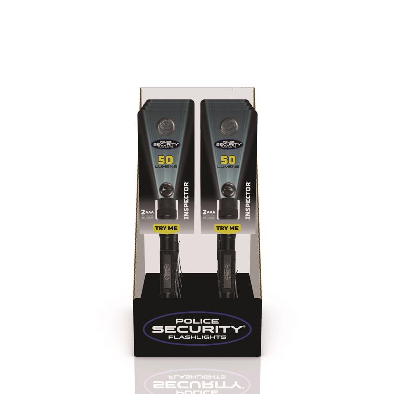 Police Security Inspector 50 lm Black LED Pen Light AAA Battery