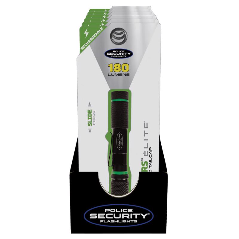 Police Security Aura-RS 260 lm Black LED Pen Light 10460 Battery